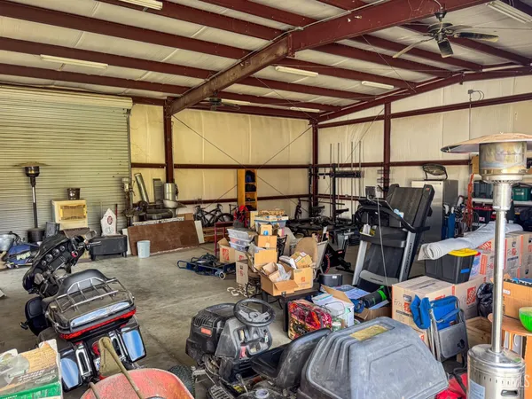 a view of a storage room with lots of stuff