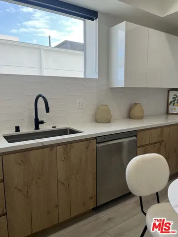 a close view of cabinets and sink