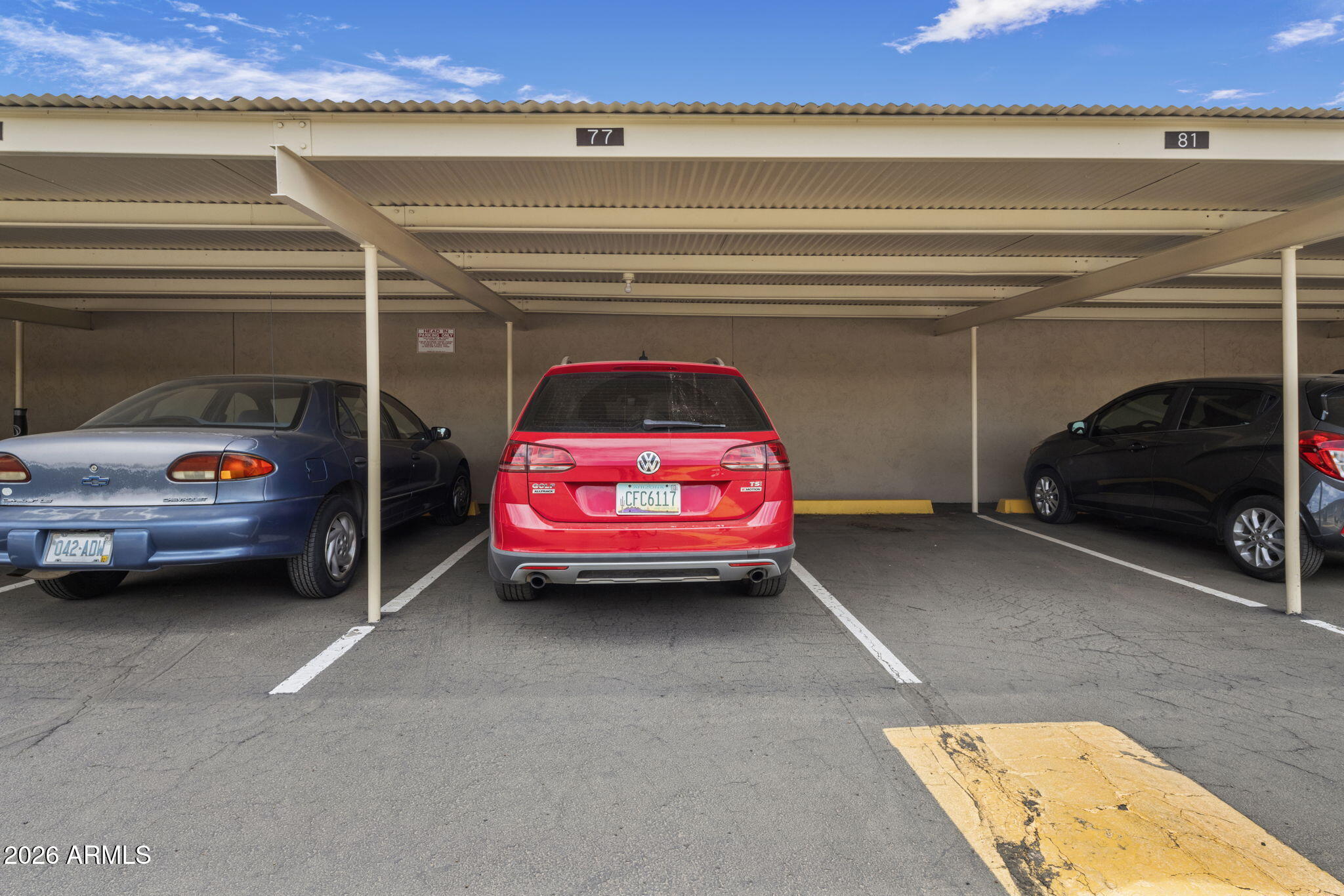1320 East Bethany Home Road, Unit 77 Phoenix, AZ 85014 - Photo 19 of 26 Covered parking space