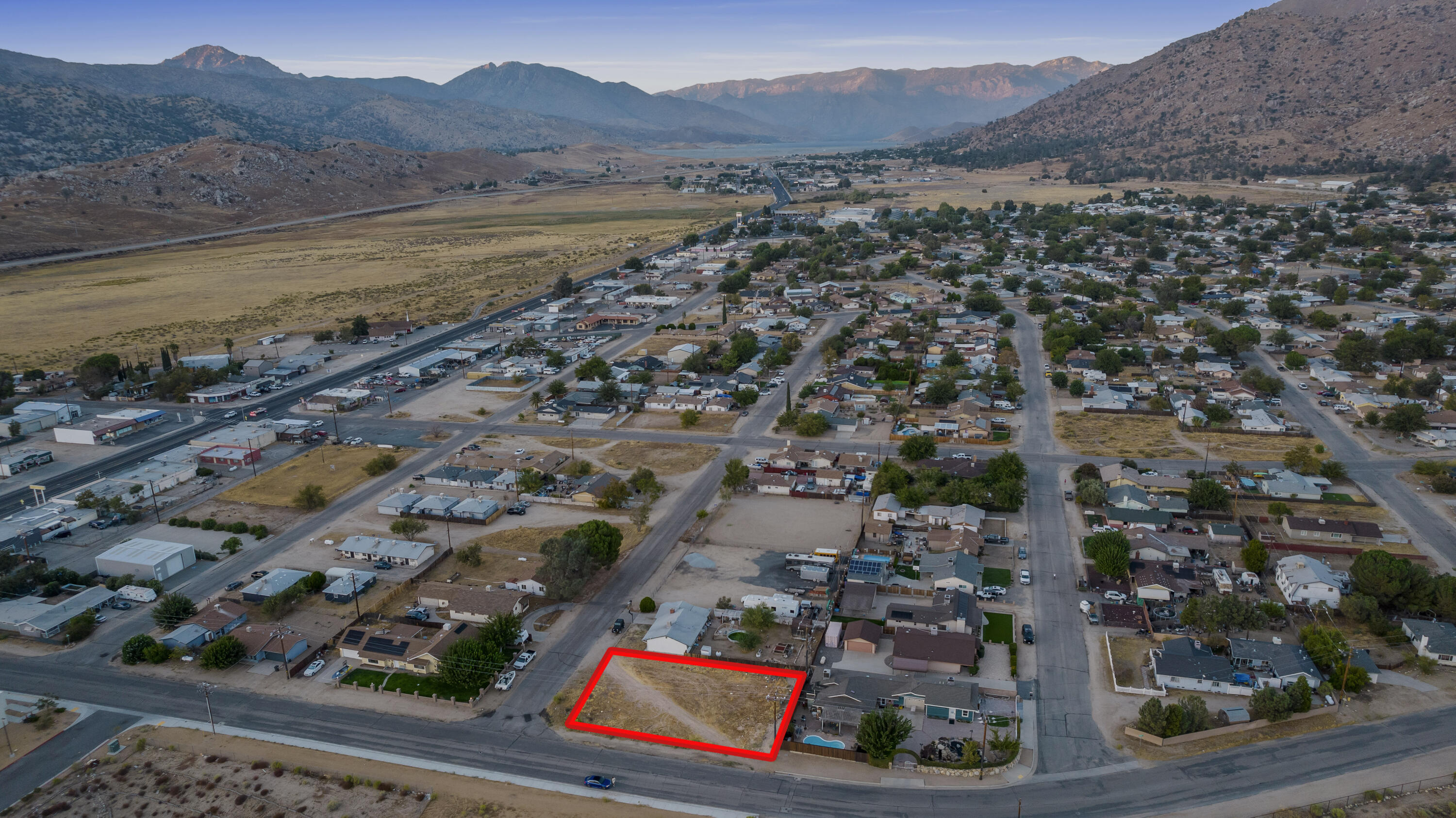 Flower Street Mountain Mesa, CA 93240 - Photo 2 of 10 an aerial view of residential houses with outdoor space