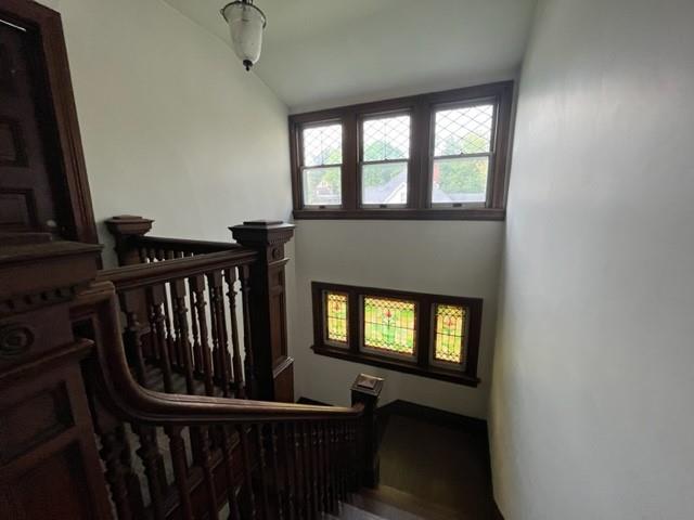 403 Laughlin Street Dawson, PA 15428 - Photo 23 of 39 a view of stair with wooden floor