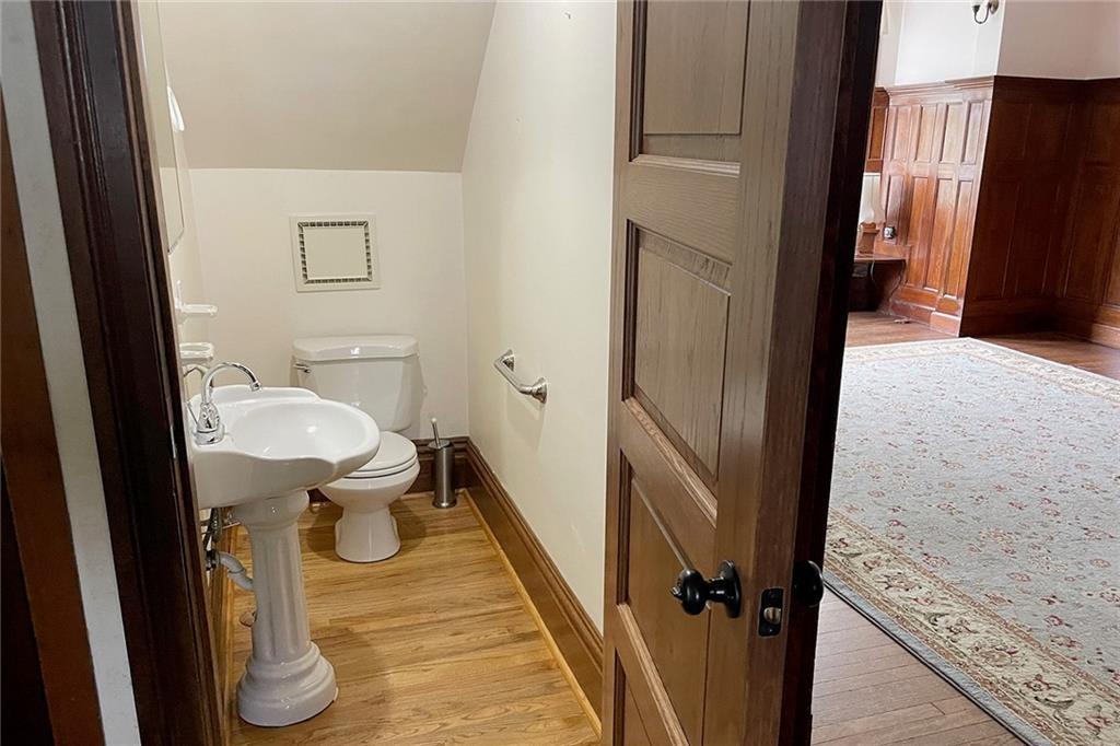 403 Laughlin Street Dawson, PA 15428 - Photo 29 of 39 a bathroom with a sink and toilet