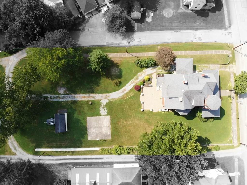 403 Laughlin Street Dawson, PA 15428 - Photo 34 of 39 an aerial view of a house with swimming pool