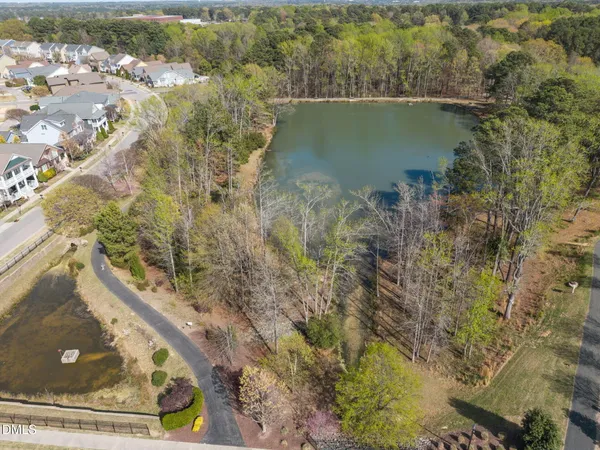 a view of a lake from a balcony