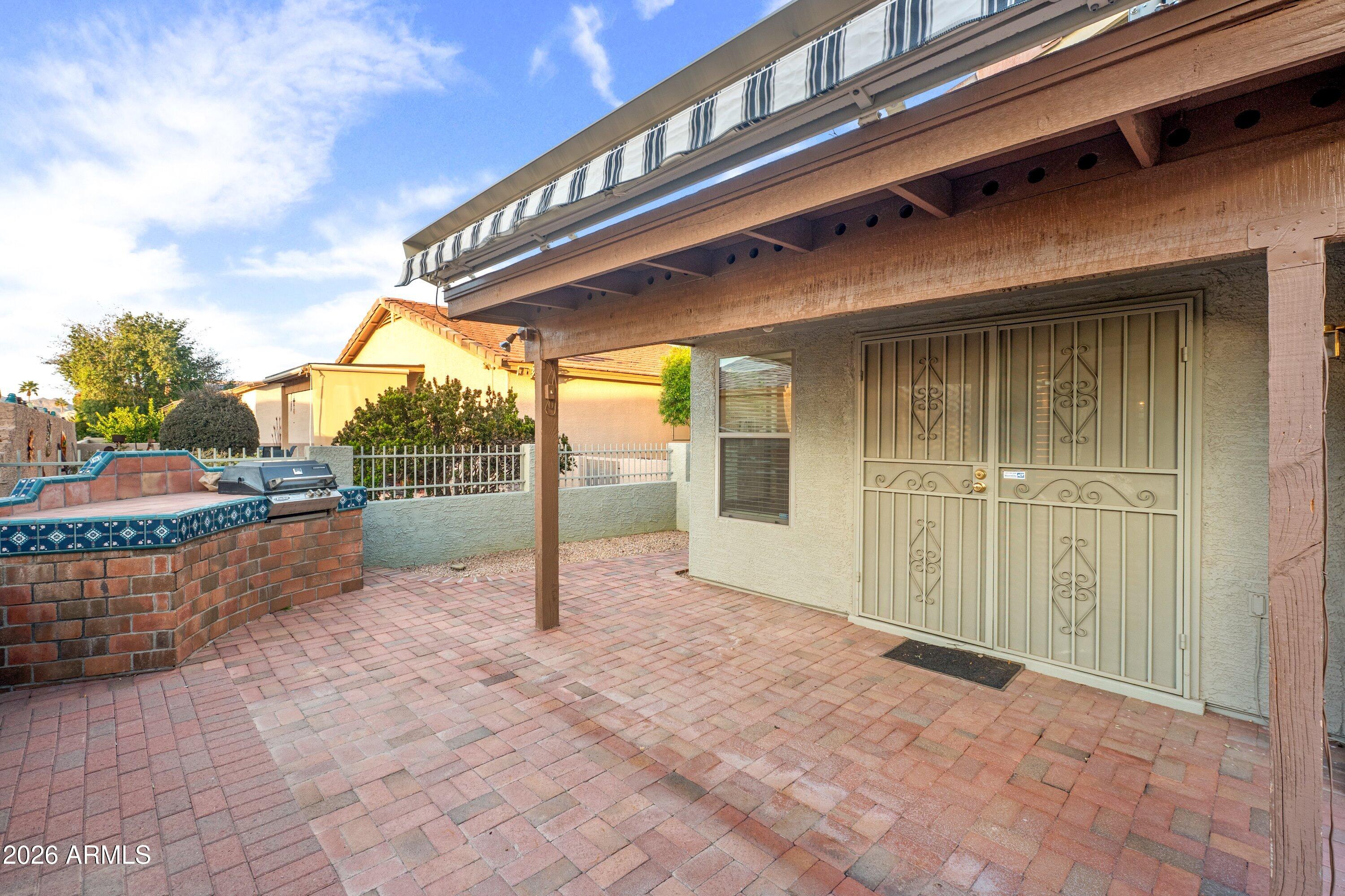 2101 South Meridian Road, Unit 387 Apache Junction, AZ 85120 - Photo 35 of 36 back patio view 2