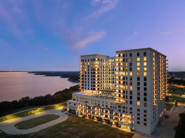 a view of a building with a outdoor space