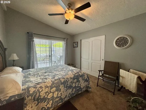 a view of a chairs on the deck