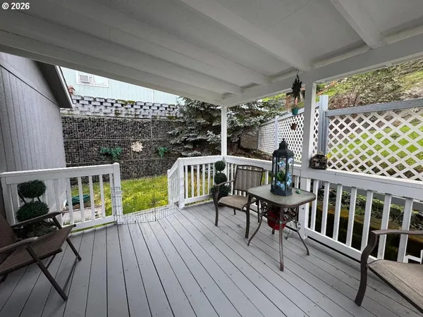 a view of a brick wall of the house
