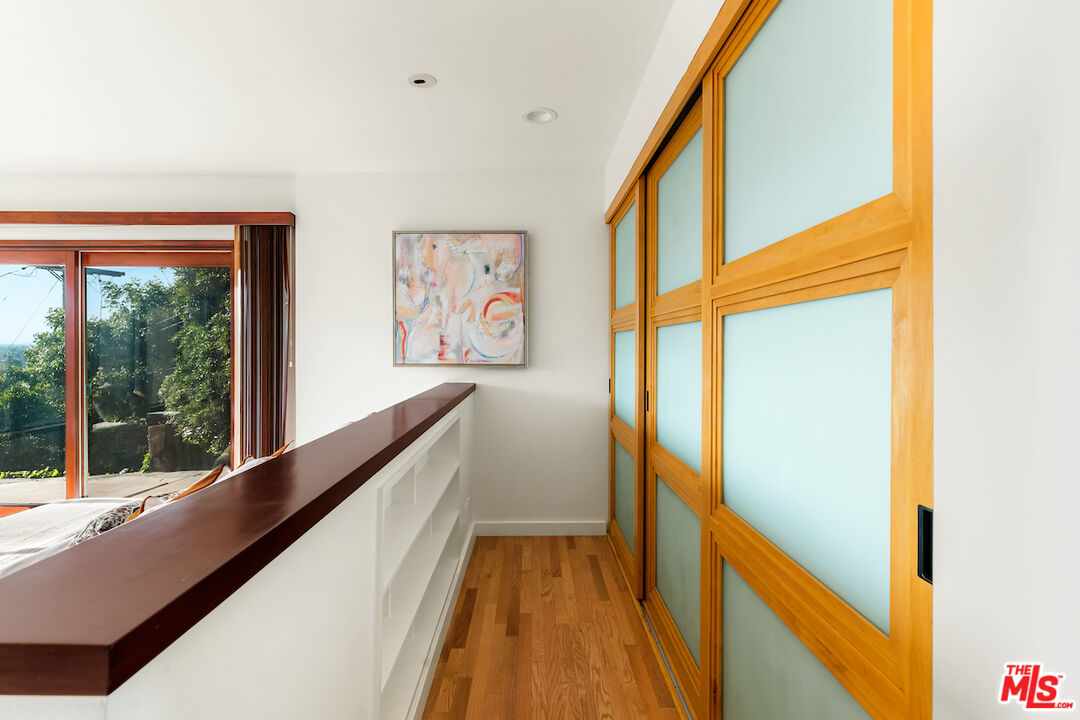13201 Cheltenham Drive Sherman Oaks, CA 91423 - Photo 40 of 75 a view of a large window with wooden floor