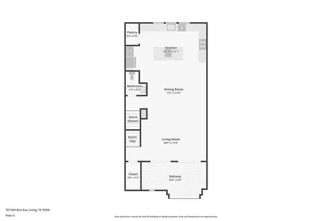a picture of a floor plan