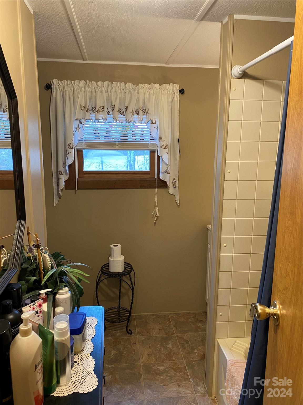 1715 Hopewell Church Road Hiddenite, NC 28636 - Photo 23 of 46 a bathroom with a sink and a mirror