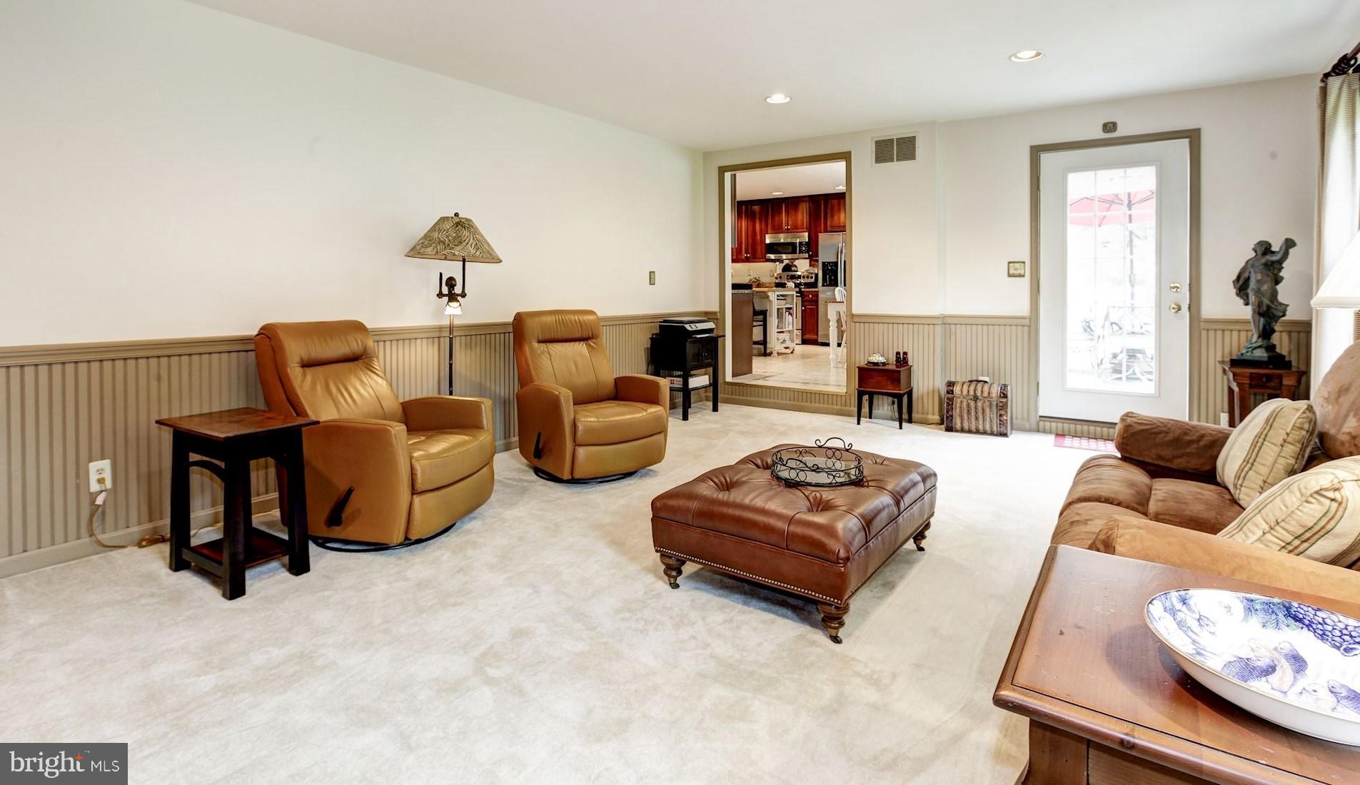 1607 Rolling Road Bel Air, MD 21014 - Photo 14 of 49 Family Room with Access to Rear of Porch