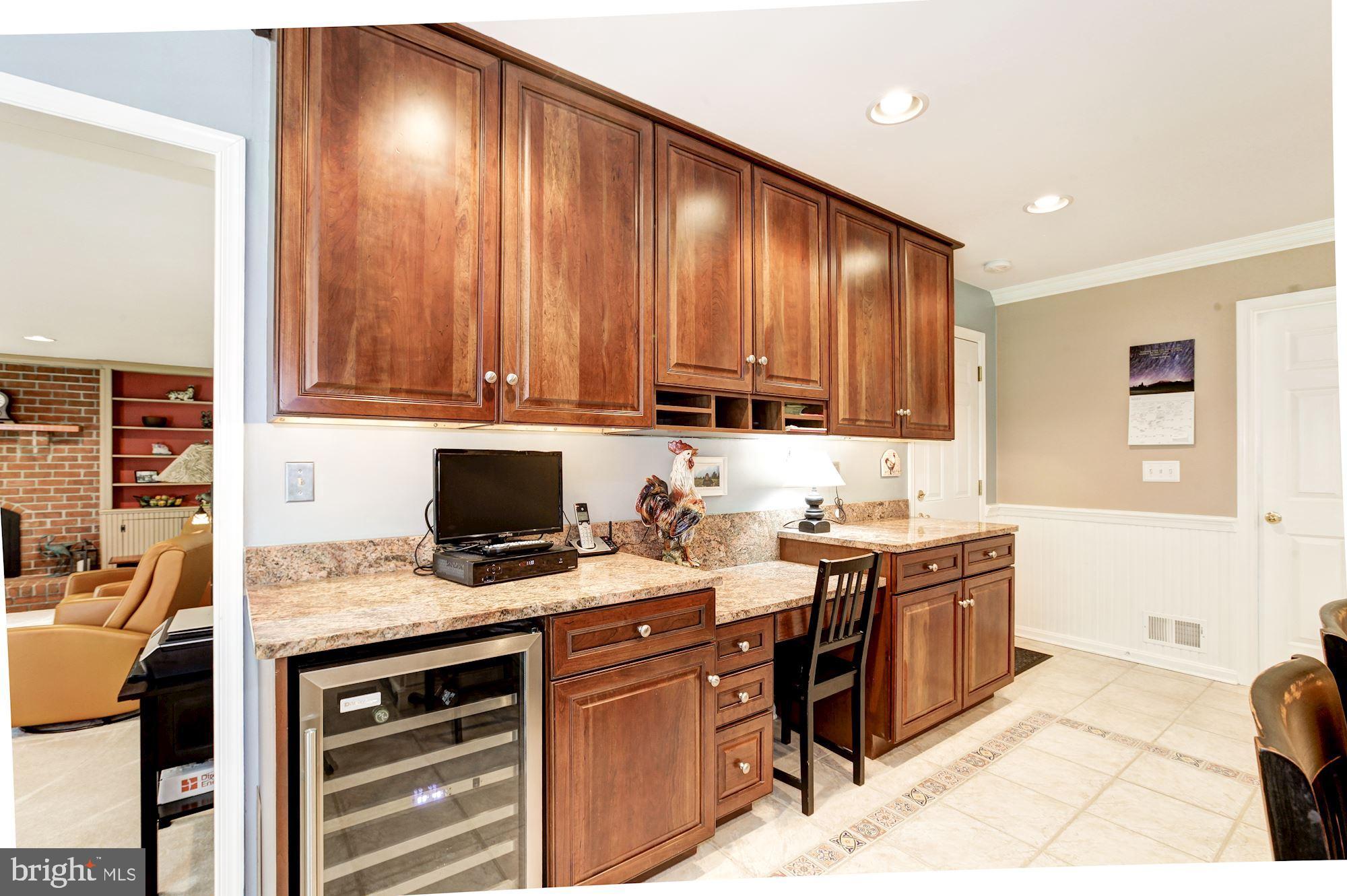 1607 Rolling Road Bel Air, MD 21014 - Photo 20 of 49 Wine Cooler and Built-In Desk