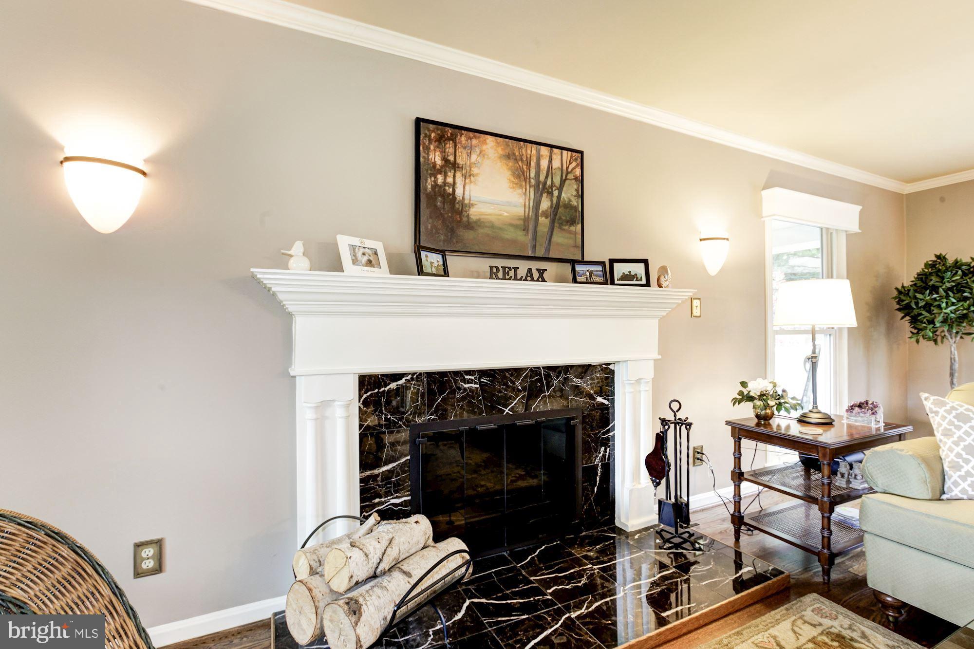1607 Rolling Road Bel Air, MD 21014 - Photo 7 of 49 Wood - Burning Fireplace with Mantle