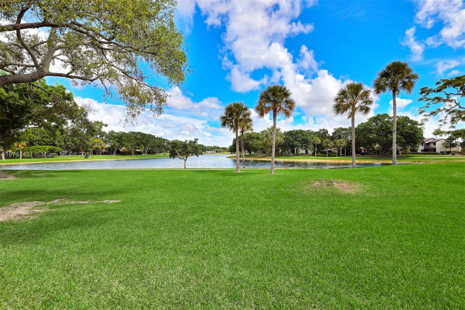 a view of a golf course