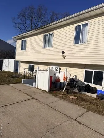 a view of a house with a patio