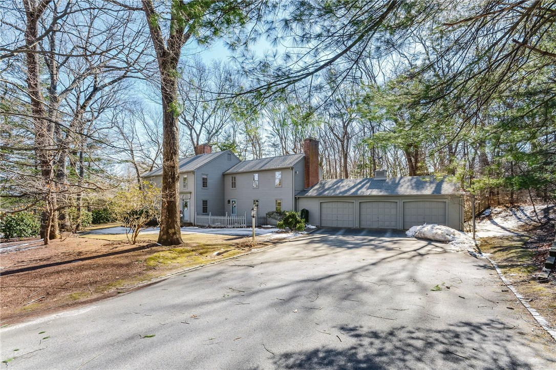 40 Bow Street East Greenwich, RI 02818 - Photo 3 of 35 Home with three car garage sits on a beautiful lot