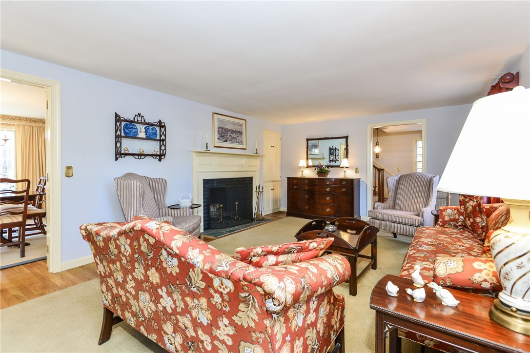 40 Bow Street East Greenwich, RI 02818 - Photo 7 of 35 Living Room with fireplace