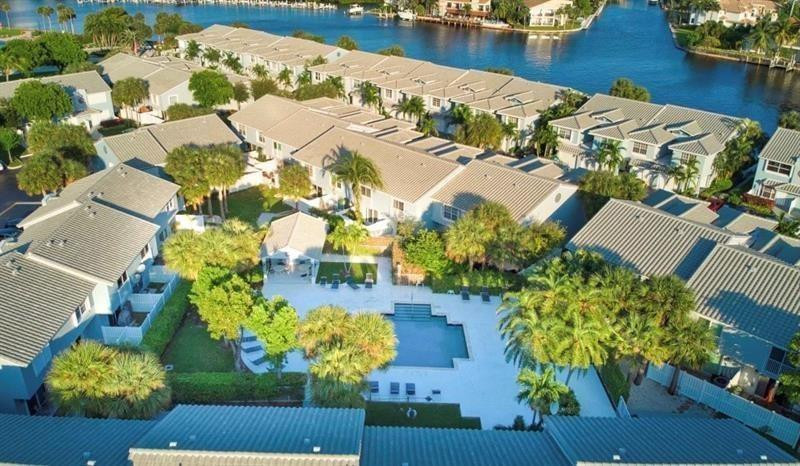 972 Jeffery Street Boca Raton, FL 33487 - Photo 16 of 16 an aerial view of a house with a yard and garden