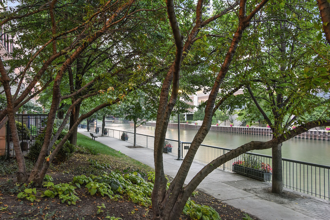 501 North Clinton Street, Unit 2302 Chicago, IL 60654 - Photo 17 of 20 a view of outdoor space and garden
