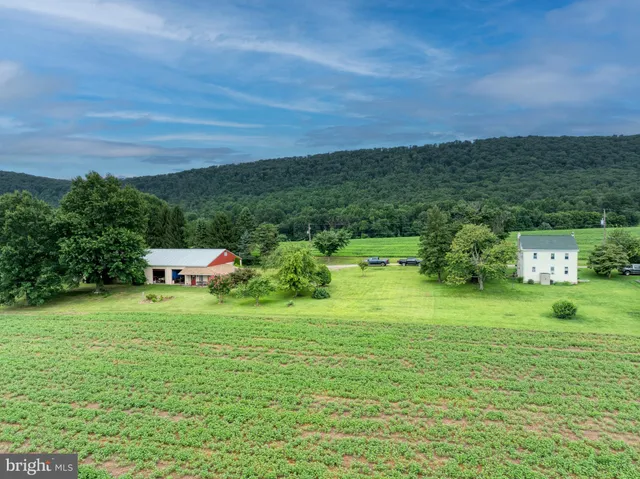 a backyard of a house with a yard and outdoor seating