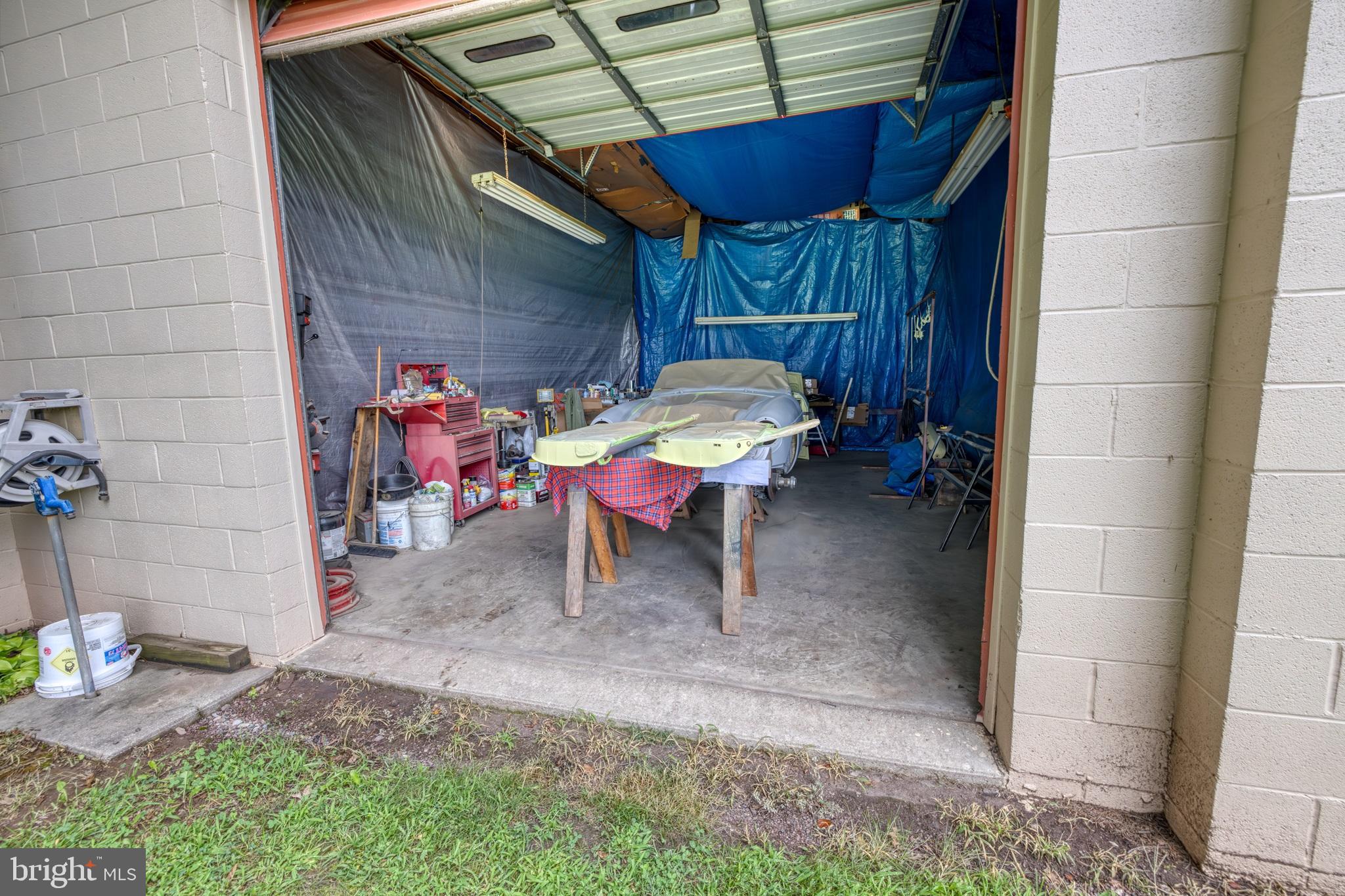 158 C Pleasant View Road Halifax, PA 17032 - Photo 39 of 59 a view of a backyard with a table and chairs in patio
