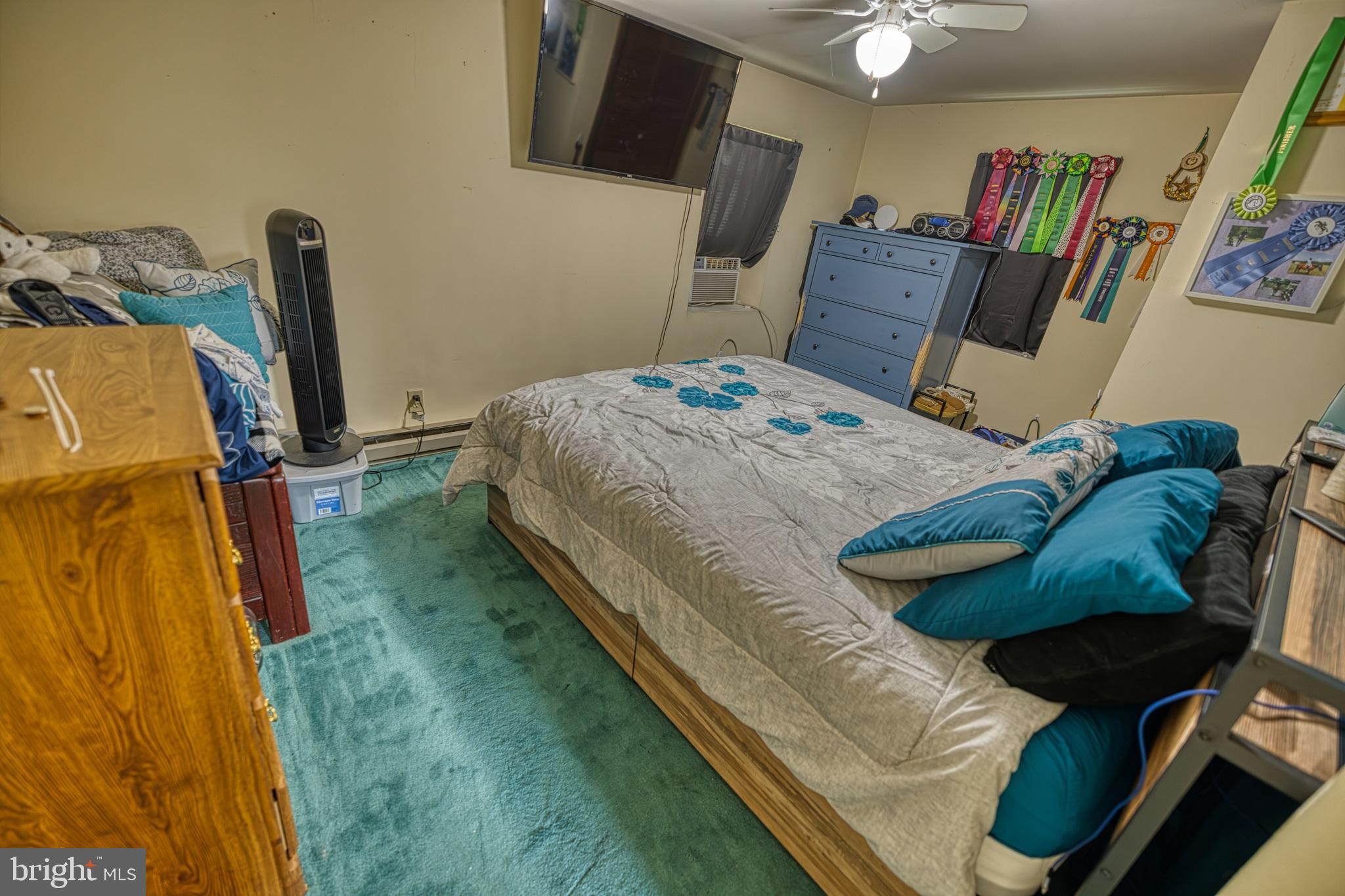 158 C Pleasant View Road Halifax, PA 17032 - Photo 9 of 59 a bedroom with a bed dresser and a flat screen tv