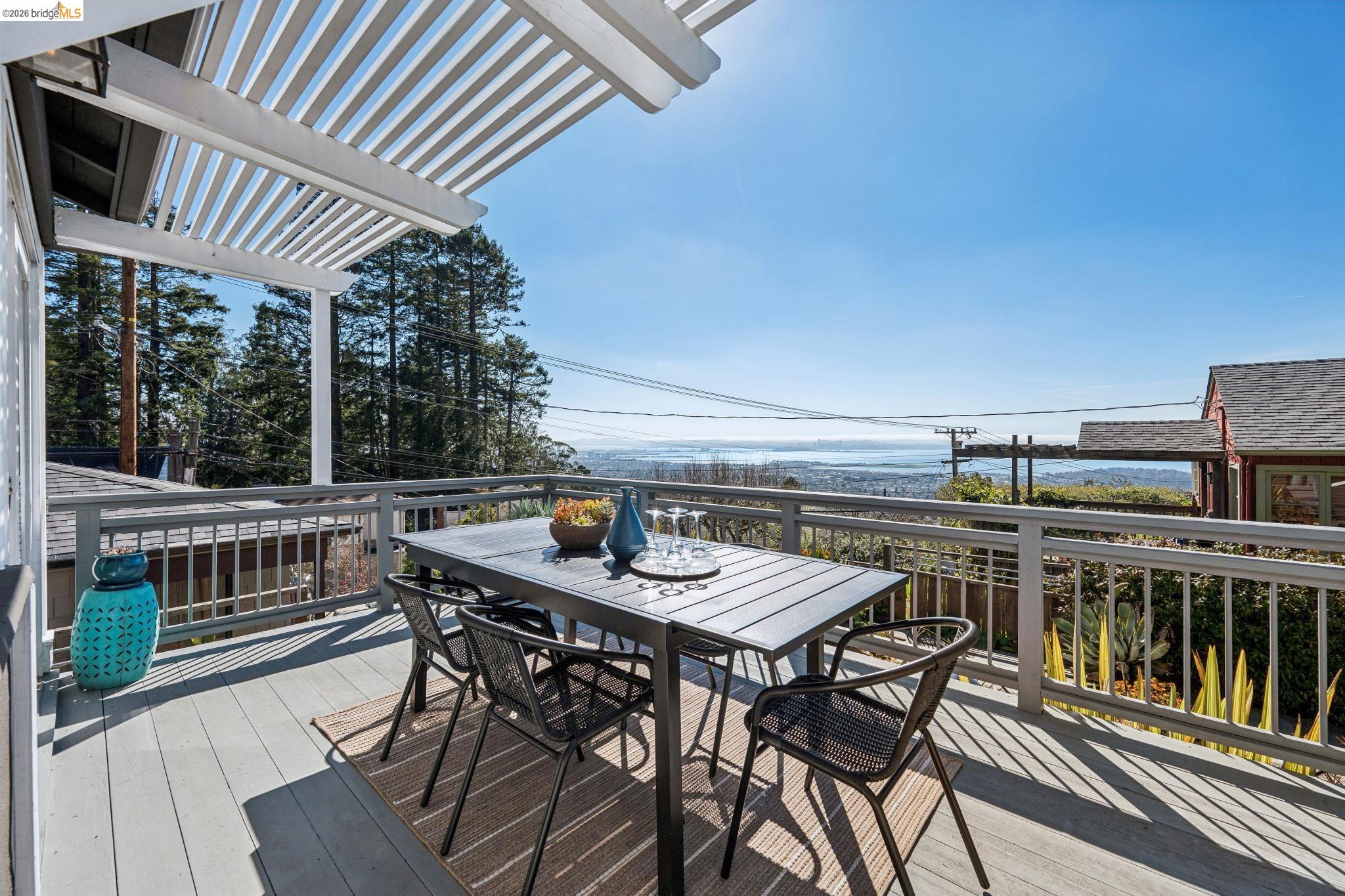 290 Colgate Avenue Kensington, CA 94708 - Photo 20 of 52 Deck with outdoor dining space