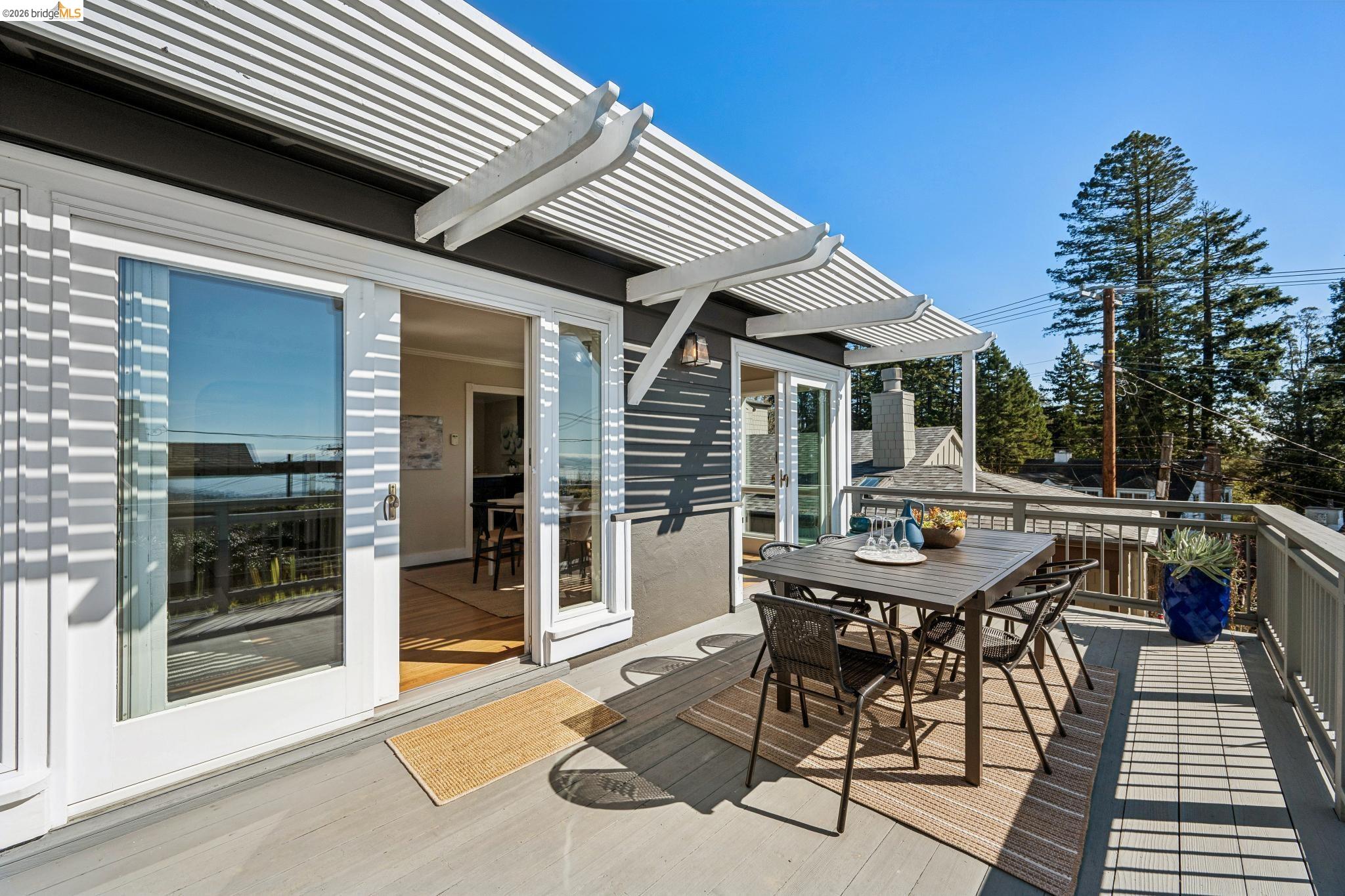 290 Colgate Avenue Kensington, CA 94708 - Photo 24 of 52 Wooden deck featuring outdoor dining area