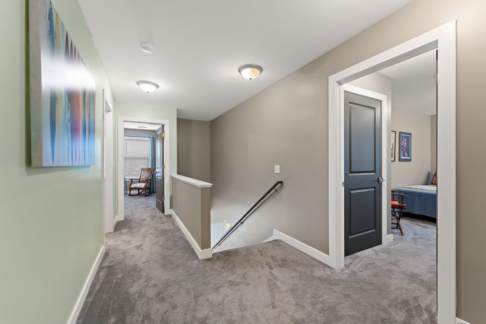 4200 Cardinal Lane Valparaiso, IN 46383 - Photo 19 of 44 a view of a hallway with hallway and stairs