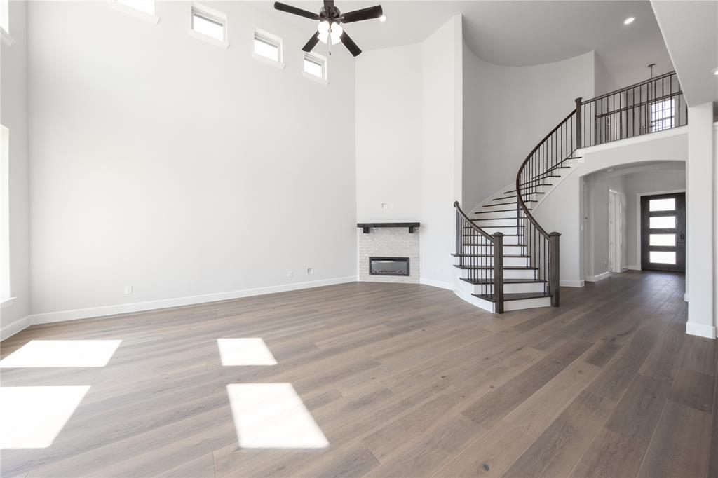 3307 Guardian Angel Court Heath, TX 75126 - Photo 8 of 40 a view of entryway and hall with wooden floor