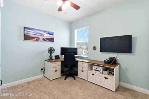 a livingroom with lounge chair