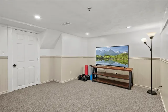 a view of room with furniture