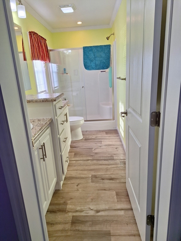 30 Topaz Terrace Gardner, MA 01440 - Photo 13 of 20 a bathroom with a sink a mirror and a shower