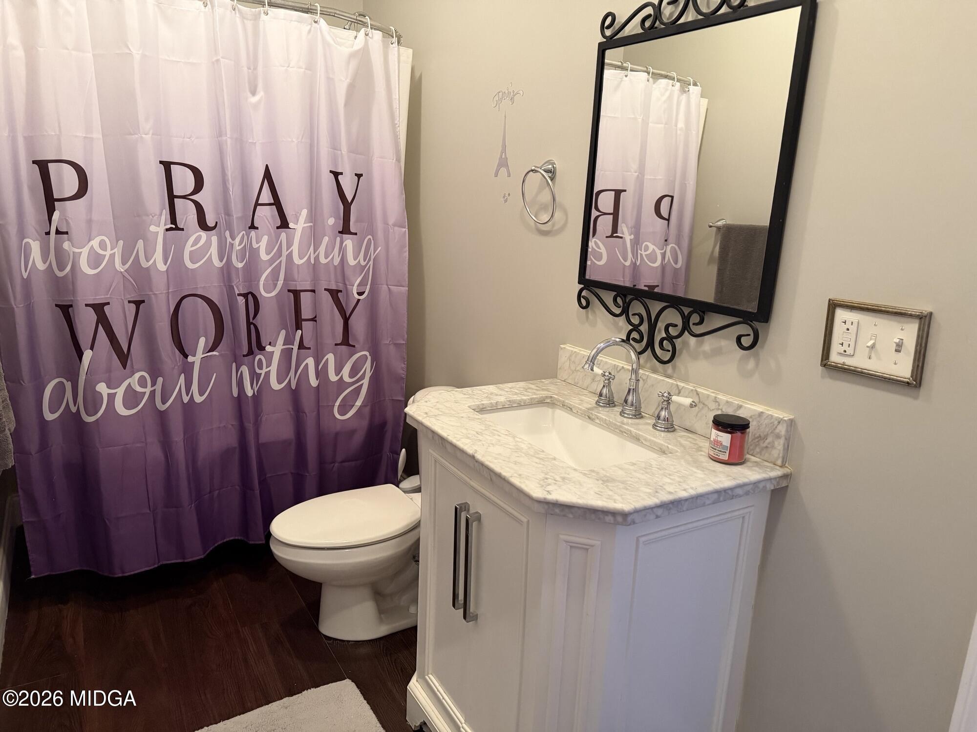 159 Jockey Lane Cochran, GA 31014 - Photo 23 of 39 a bathroom with a sink and a toilet