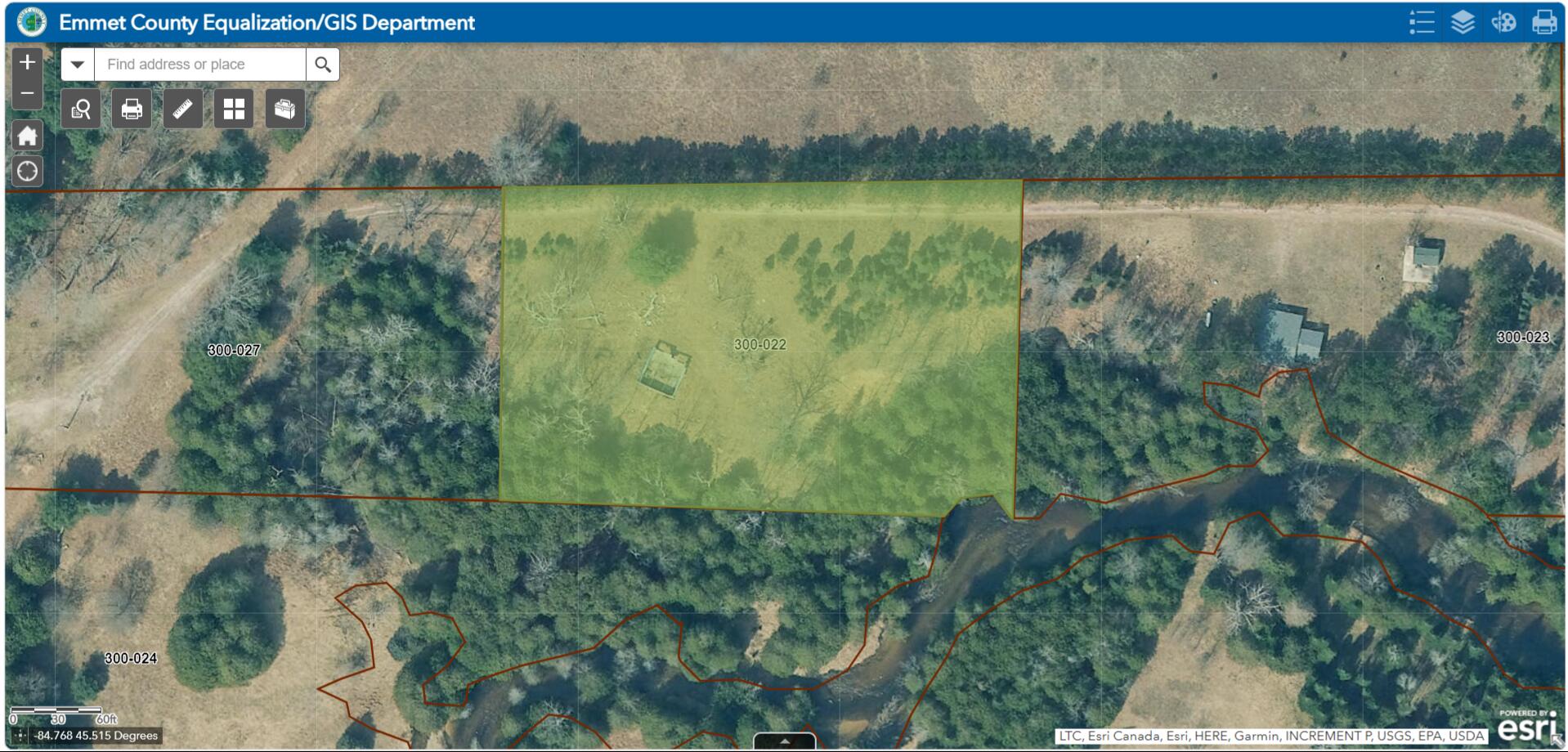 2526 Gregory Road Brutus, MI 49716 - Photo 4 of 29 26 - Aerial Map Picture