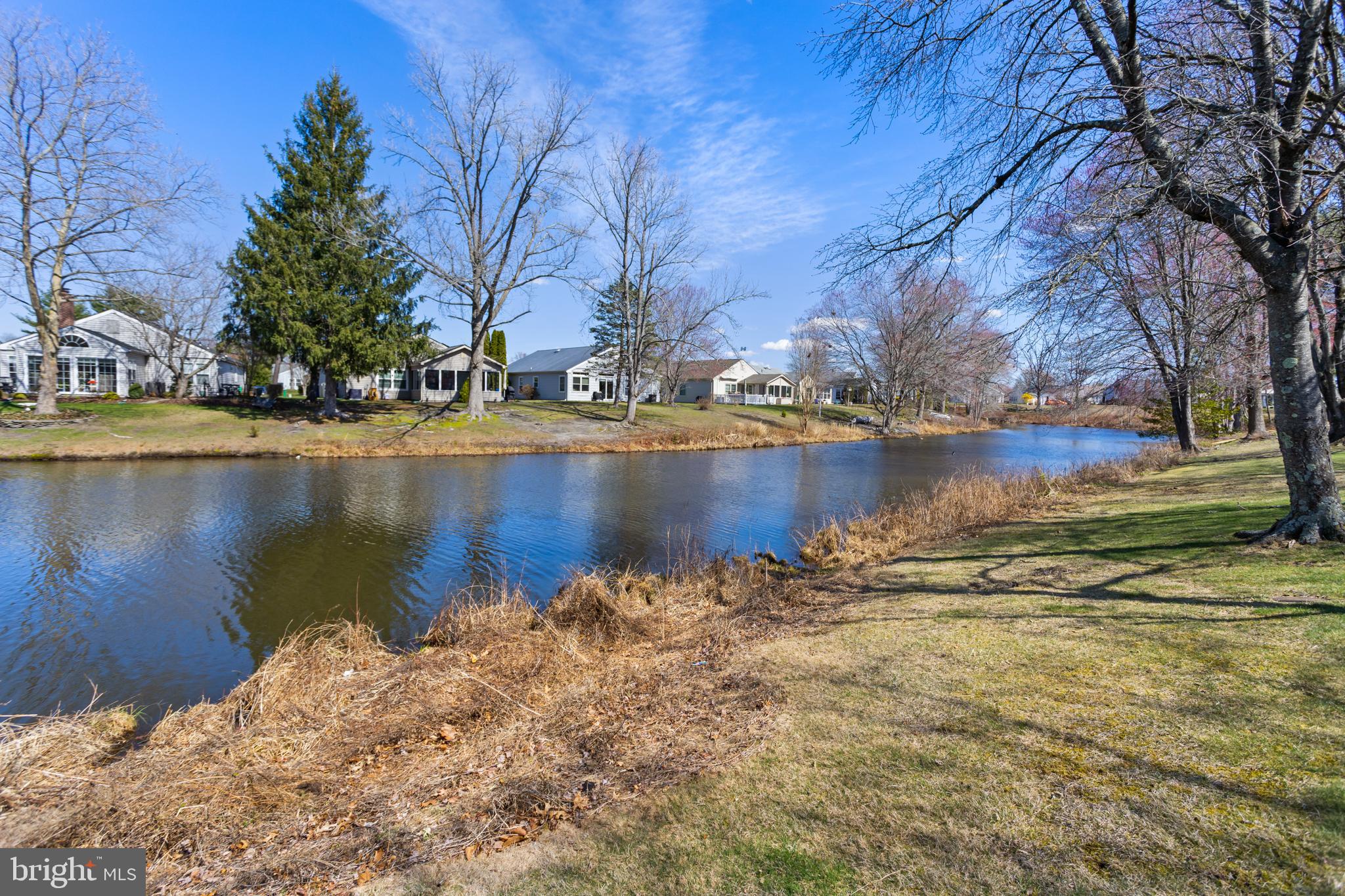 40 Dunstable Road Southampton, NJ 08088 - Photo 25 of 30 a view of a lake with houses