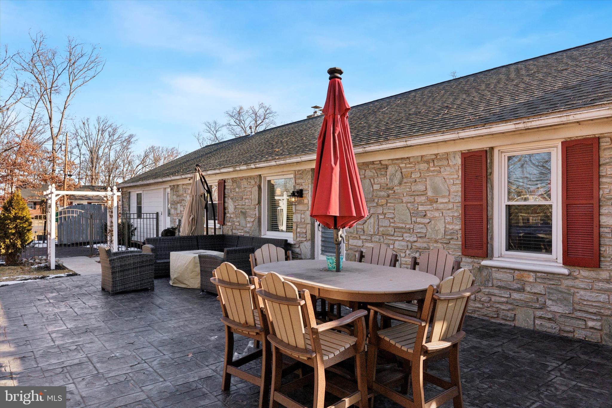 526 Hunsicker Road Telford, PA 18969 - Photo 30 of 35 a view of a patio with a table and chairs