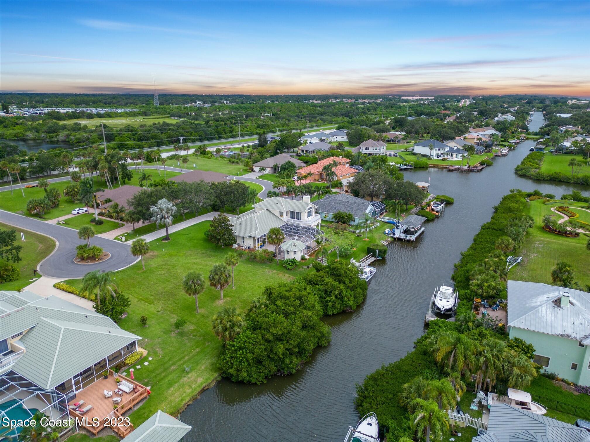 520 Bosun Court Rockledge, FL 32955 - Photo 7 of 20 an aerial view of a houses with outdoor space and street view