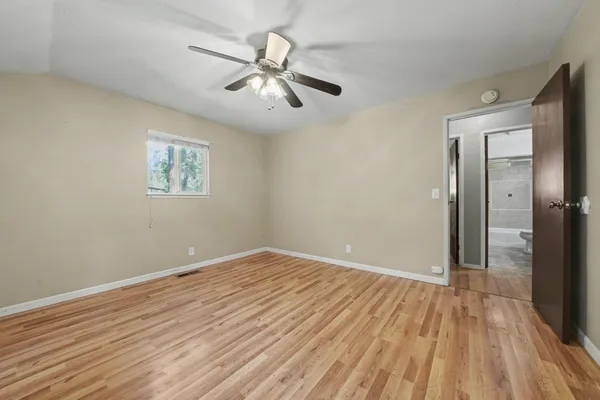 a view of a garage room