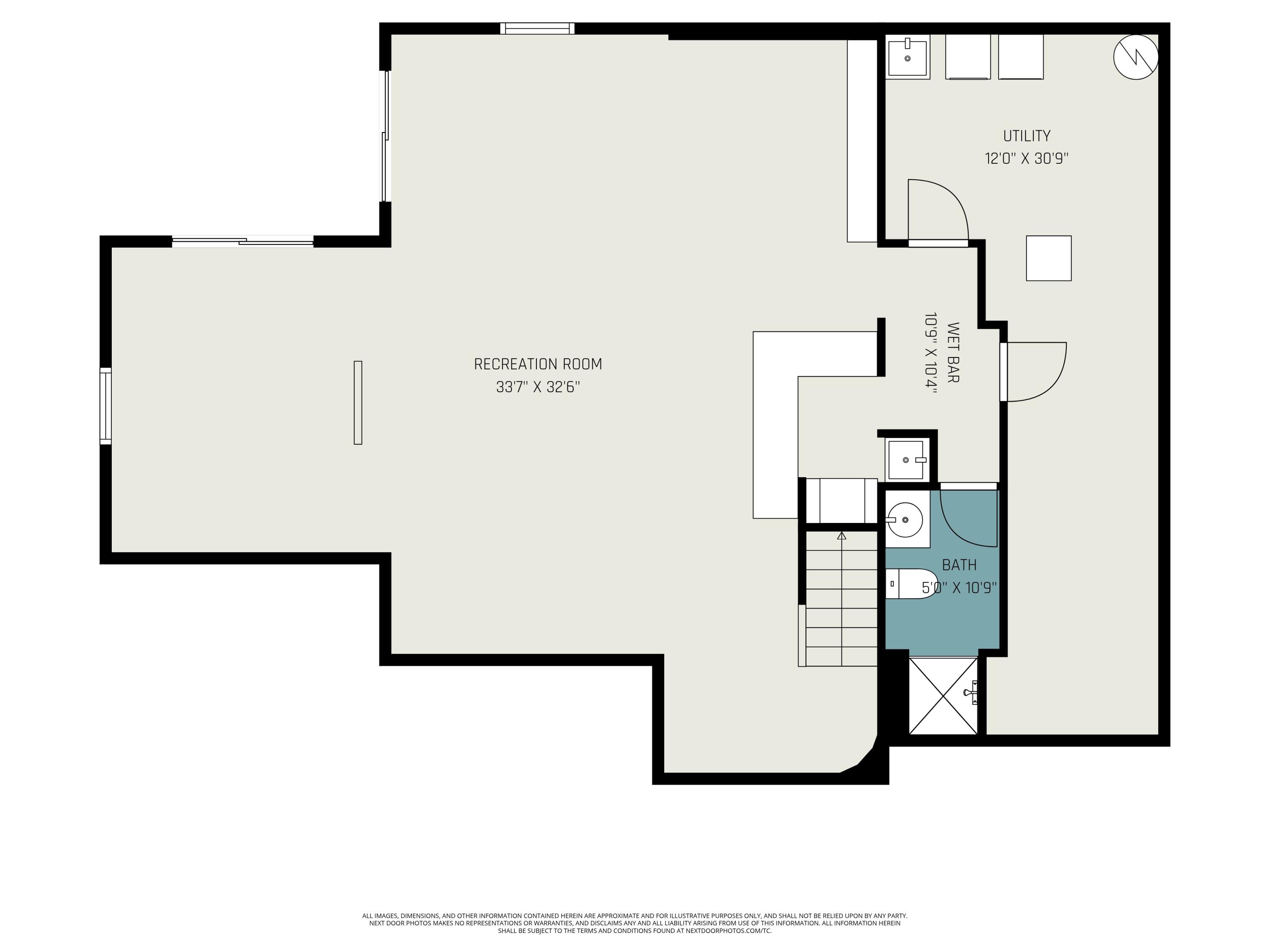 7696 Quail Ridge Drive Dexter, MI 48130 - Photo 44 of 44 Basement Floorplan