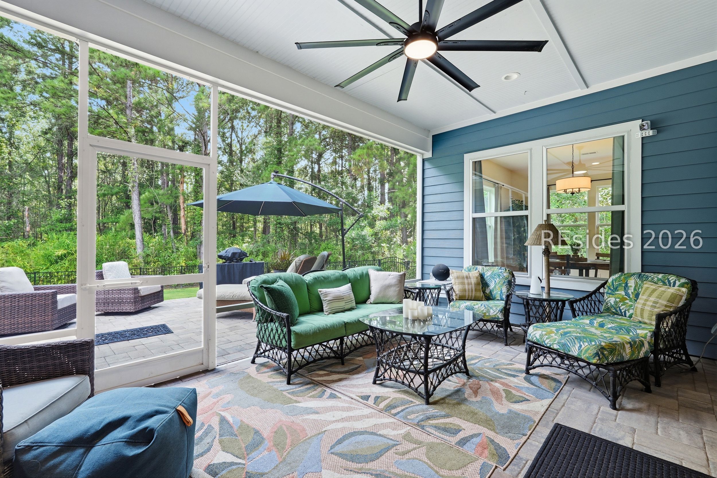349 Juneberry Court Hardeeville, SC 29927 - Photo 22 of 29 Screened-in Patio