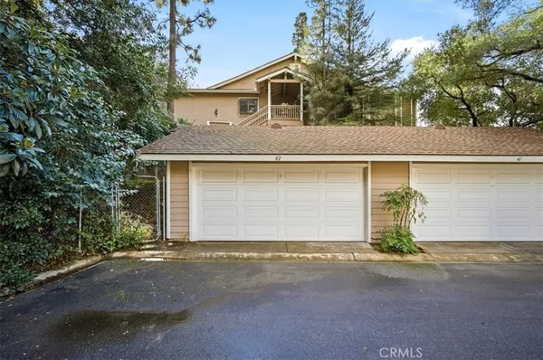 a view of a house with a outdoor space