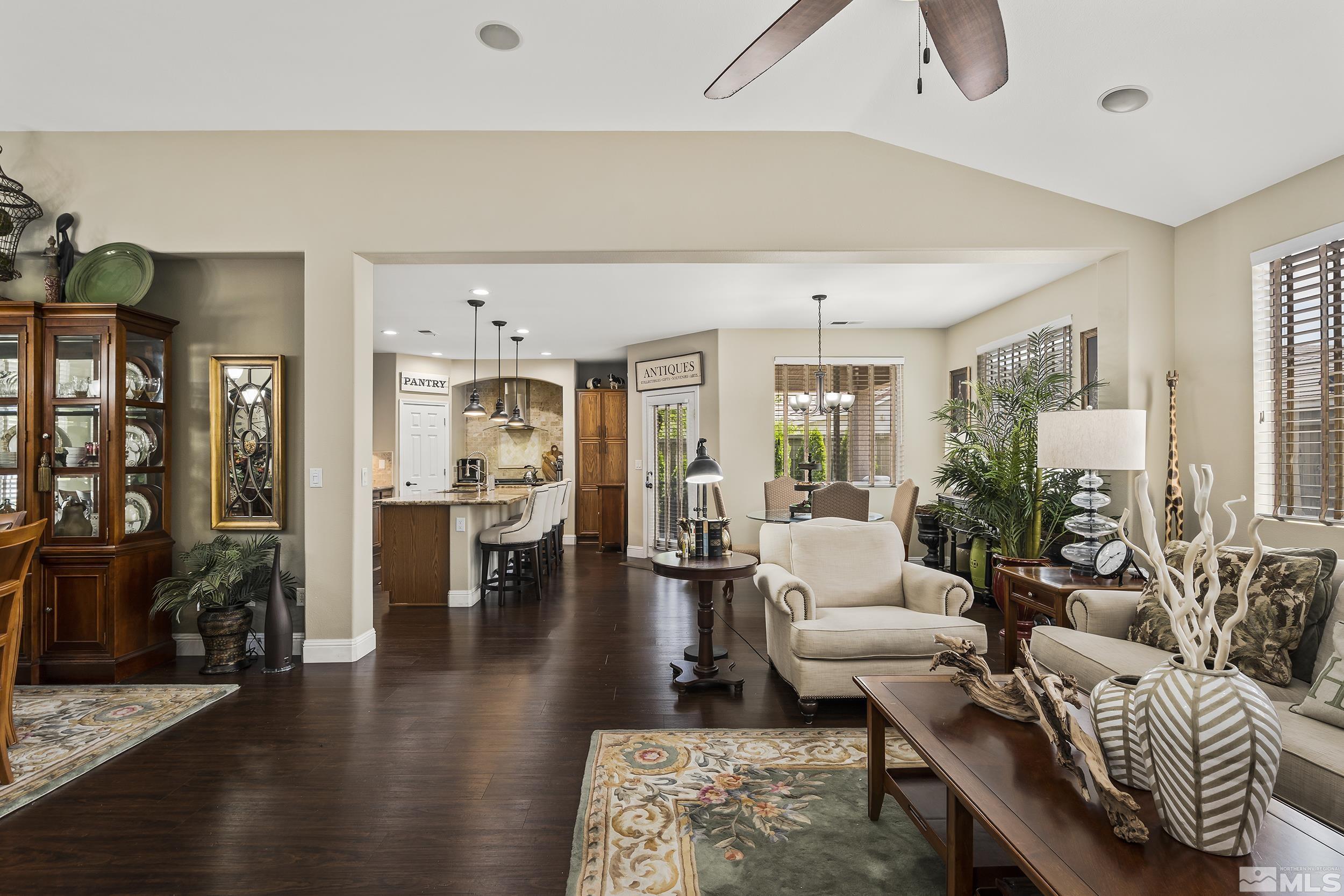 1484 Gaucho Lane Reno, NV 89521 - Photo 15 of 37 a living room with furniture and wooden floor