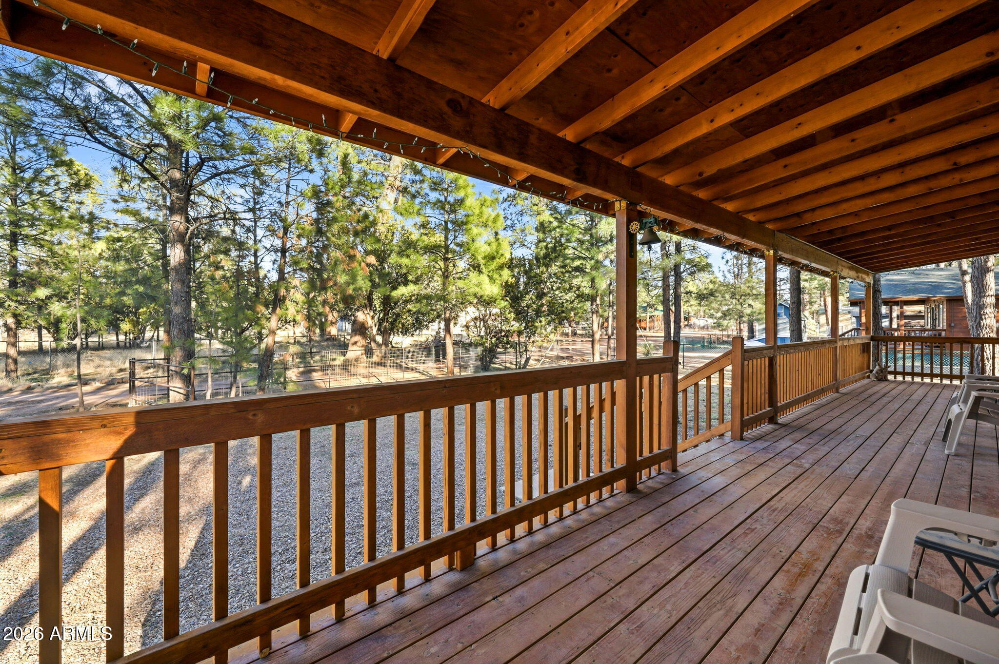 2900 Long Rifle Place Overgaard, AZ 85933 - Photo 5 of 35 a view of balcony with wooden floor