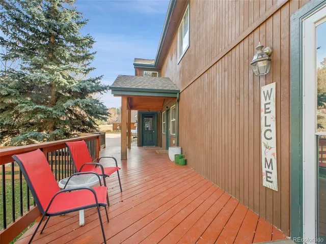 a view of outdoor seating space