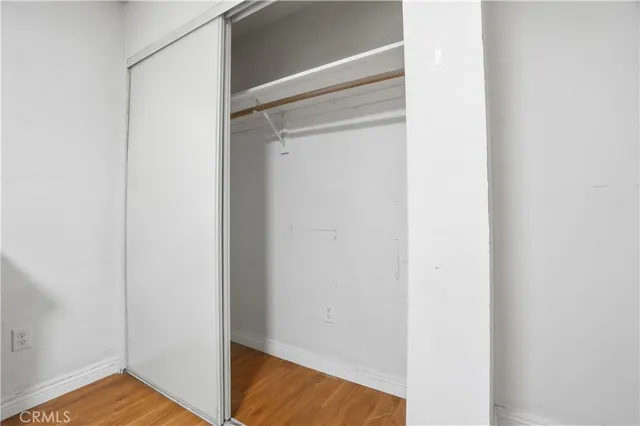 a view of closet area