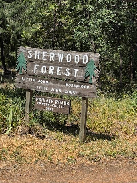 0 Little John Way Pollock Pines, CA 95726 - Photo 5 of 5 a sign on the side of a building