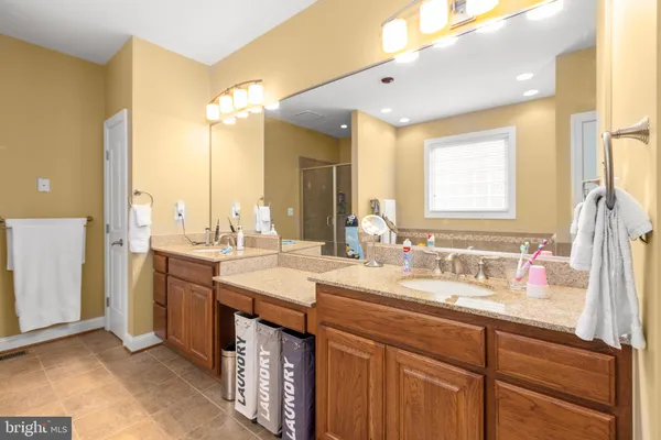 a view of a big room with carpet