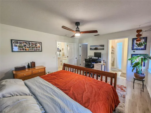 a view of a closet with storage